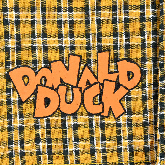 Infant Boys Yarn Dyed Basic Casual Shirt-Yellow Check