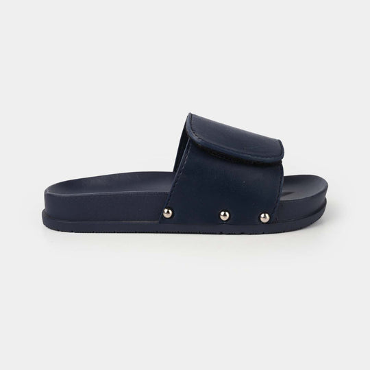 Teens Boys Slides 11-92-NAVY