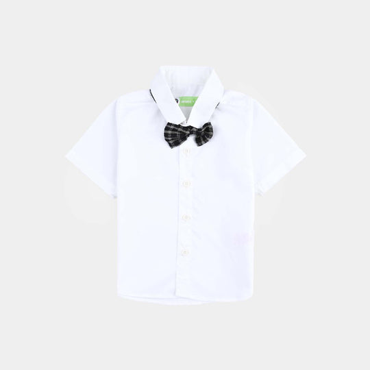 Infant Boys Yarn Dyed Suit Black Checkered-Coat Style-Black/White