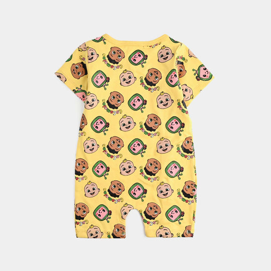 Infant Boys Cotton Interlock COCOMELON FASHION ROMPER
