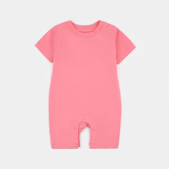Infant Girls Cotton Jersey ROMPER