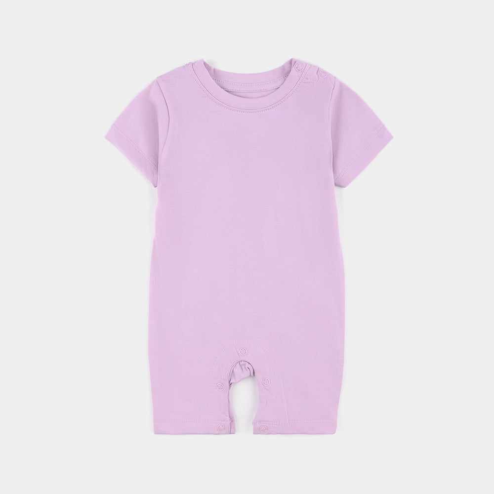 Infant Girls Cotton Jersey ROMPER