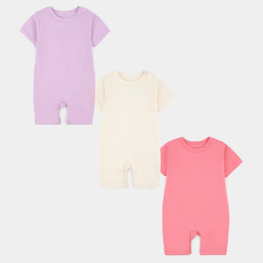 Infant Girls Cotton Jersey ROMPER