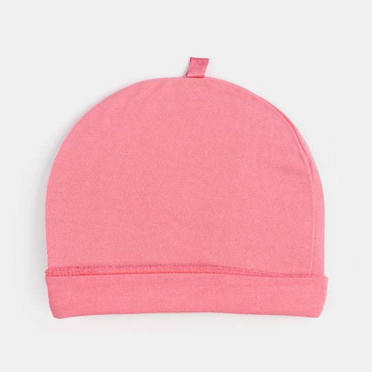 Pack OF 3 Baby Girls Cotton Caps