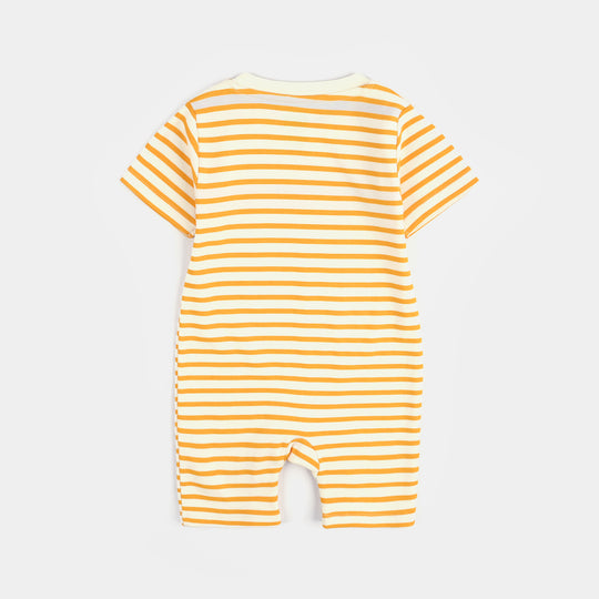 Infant Boys Cotton Interlock FASHION ROMPER