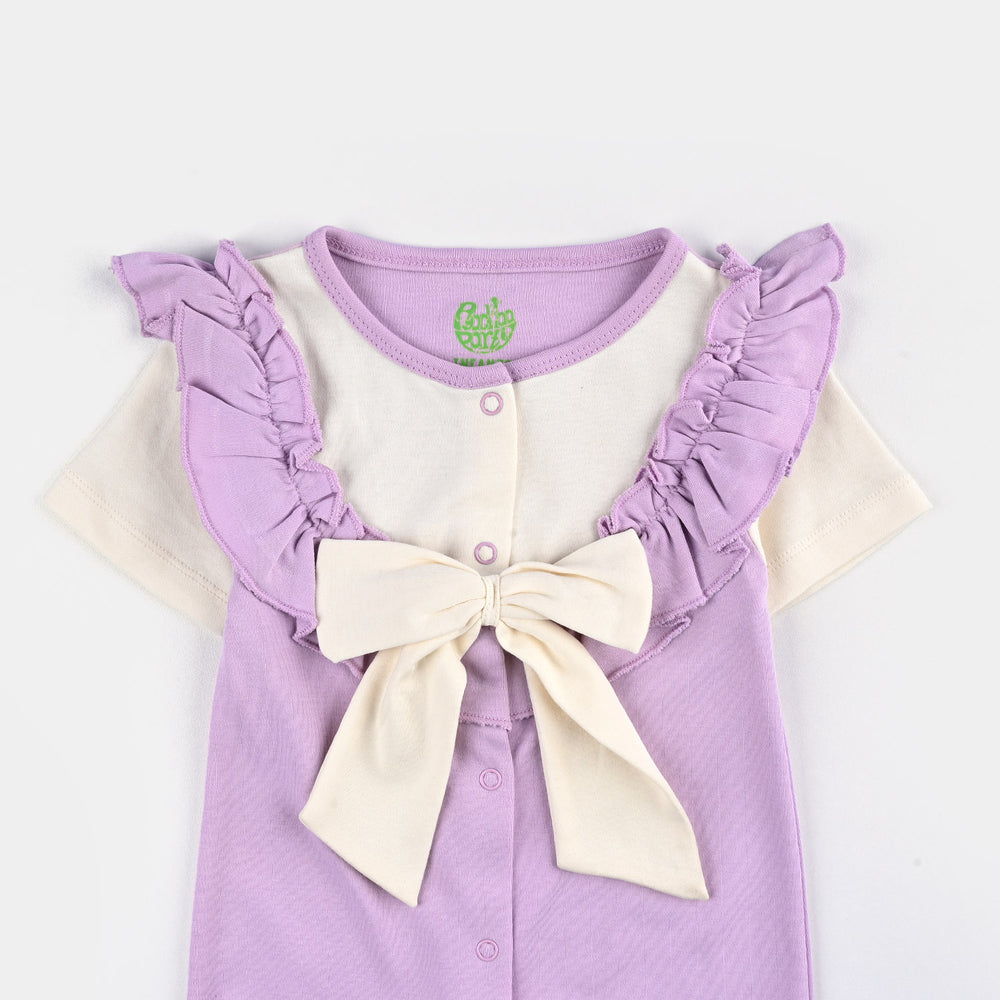 Infant GIRLS Cotton Interlock CHIC FORMAL WEAR FASHION ROMPER