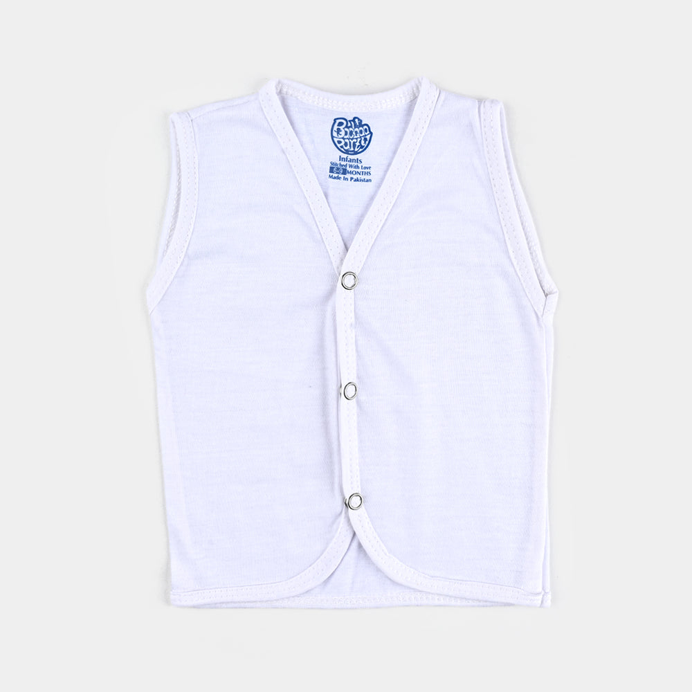 Unisex Cotton Sando Vest White