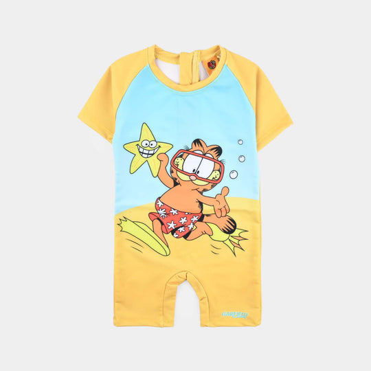 Boys Microfiber Jersey Jumper Suit-Citrus