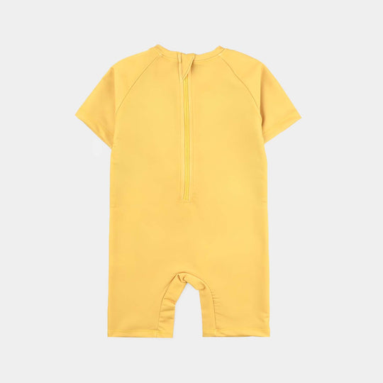 Boys Microfiber Jersey Jumper Suit-Citrus