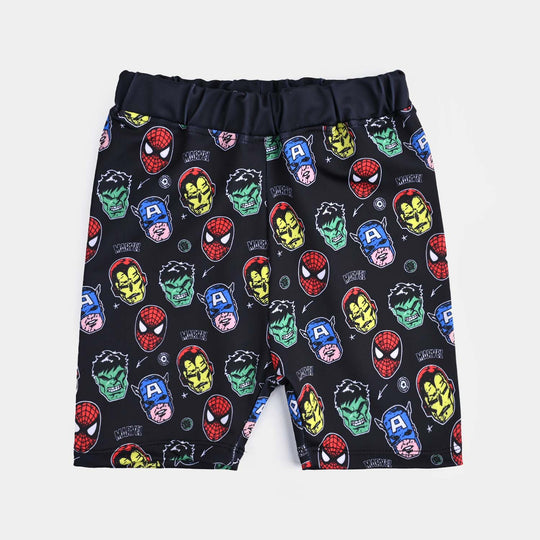 Boys Microfiber Jersey 2 Piece Suit-NAVY