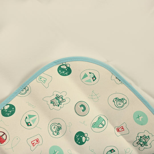 Baby Changing Sheet 49x69 Green Car & Ship