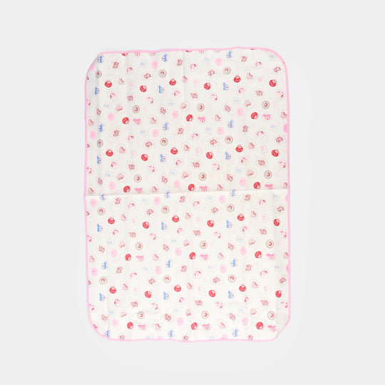 Baby Changing Sheet 69x96 Pink Car & Ship
