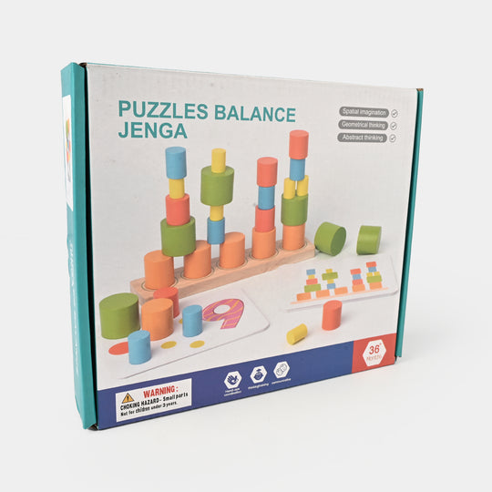 Wooden Puzzle Balance Jenga Toys For Kids