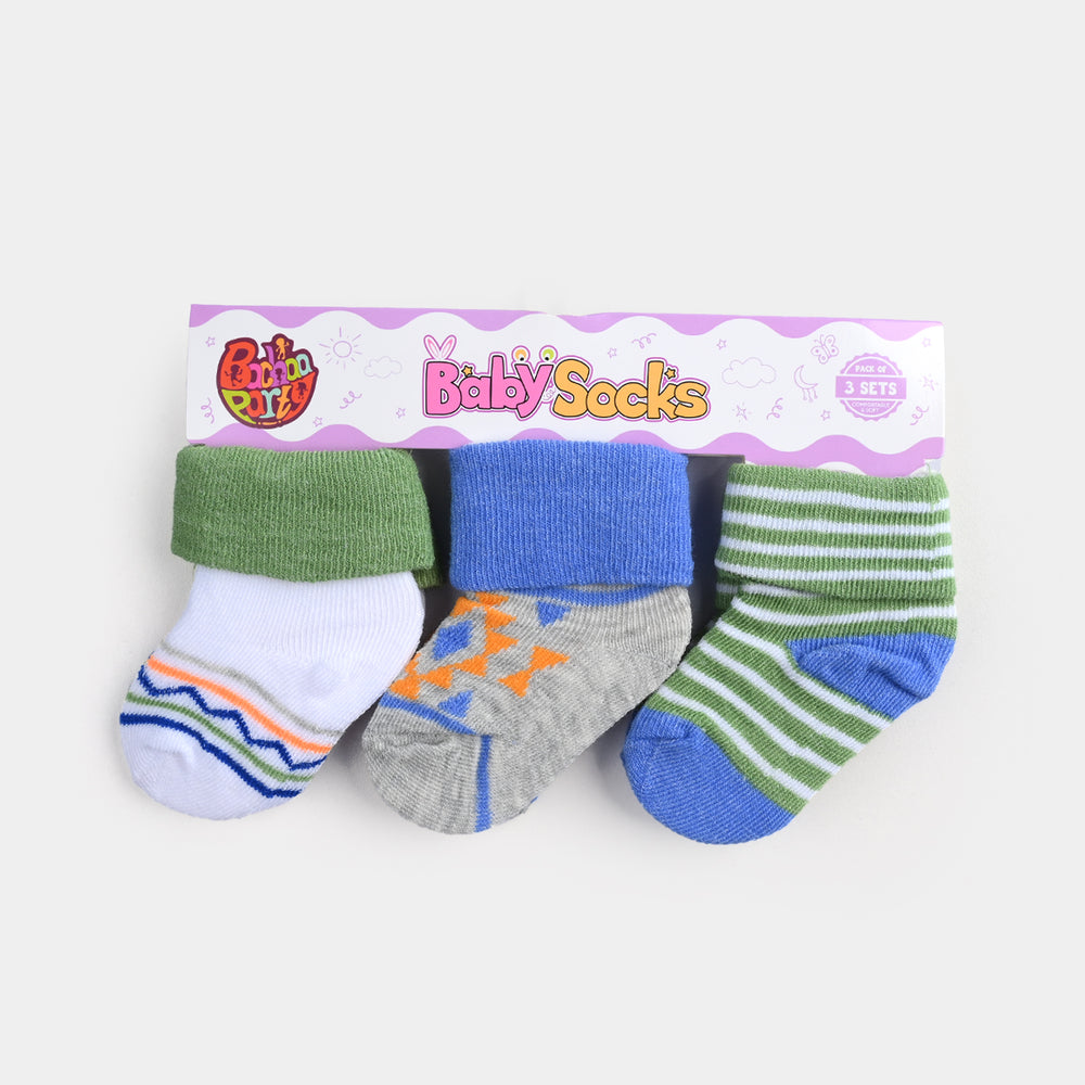BABY SOCKS PACK OF 3 6-12 |M 9