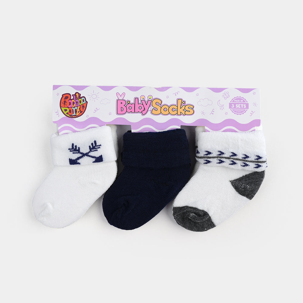 BABY SOCKS PACK OF 3 6-12 |M 19
