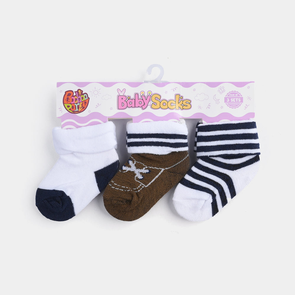 BABY SOCKS PACK OF 3 6-12 |M 22