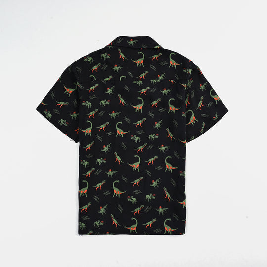 Boys Viscose Nightwear-BLACK