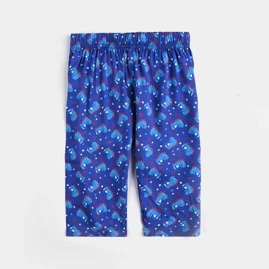 Infant Boys Viscose Nightwear-Dino-Blue