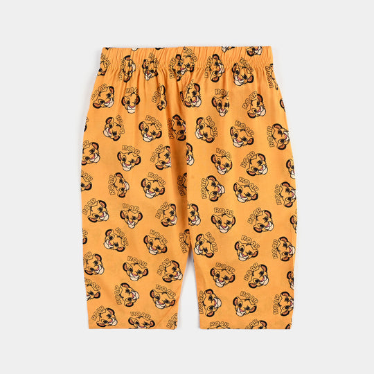 Infant Boys Viscose Nightwear-Mustard