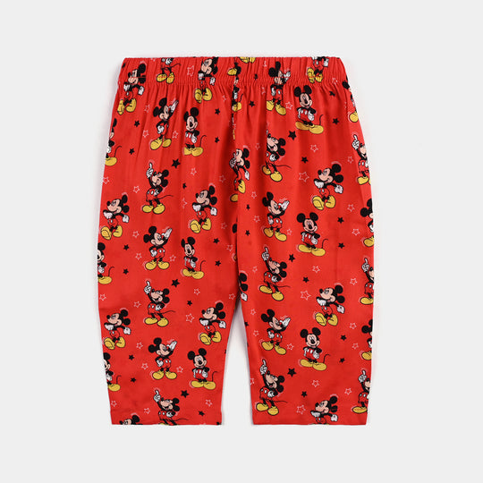 Infant Boys Viscose Nightwear-Mickey-RED
