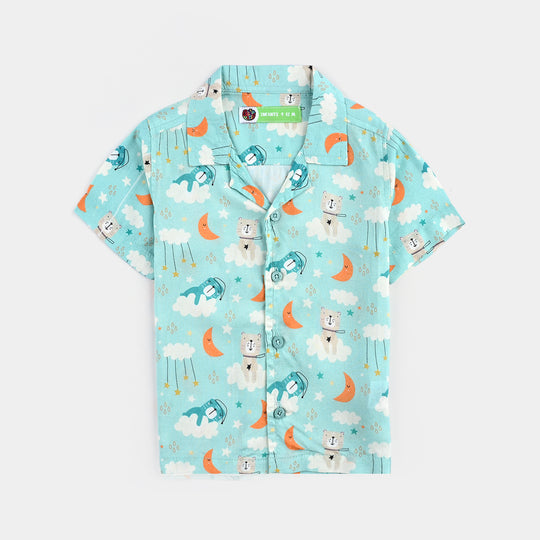 Infant Boys Viscose Nightwear-Dreaming-Multi