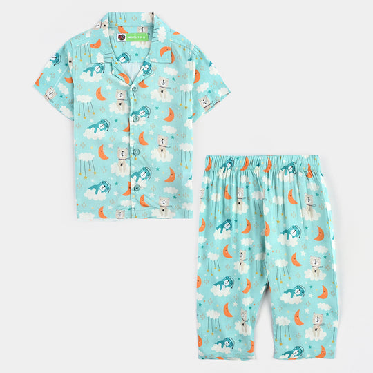 Infant Boys Viscose Nightwear-Dreaming-Multi