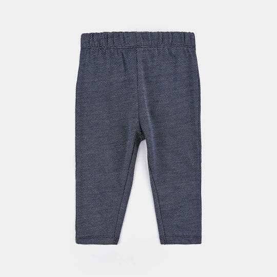 Infant Boys Jacquard 3PC Suit-NAVY