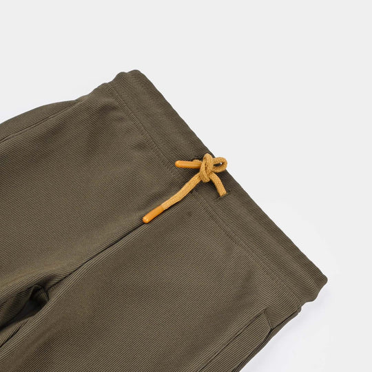 Boys Yarn Dyed Jersey Pyjama New Goal-Olive