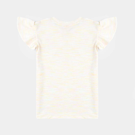 Girls Space Dyed T-Shirt H/S Ice Cream