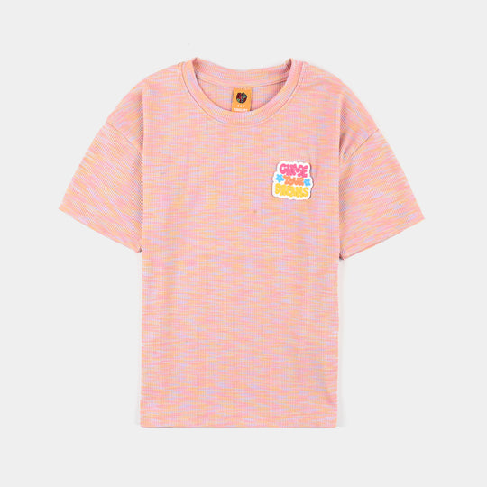 Girls Space Dyed T-Shirt H/S Chase Your Dream