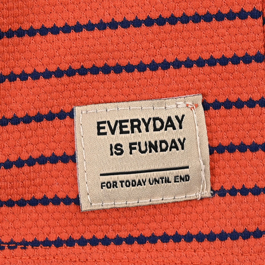 Infant Boys Jacquard Short Every Day Funday-ORANGE