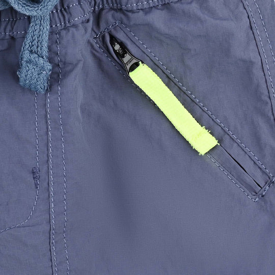 Boys Cotton Twill Short Staple-GREY