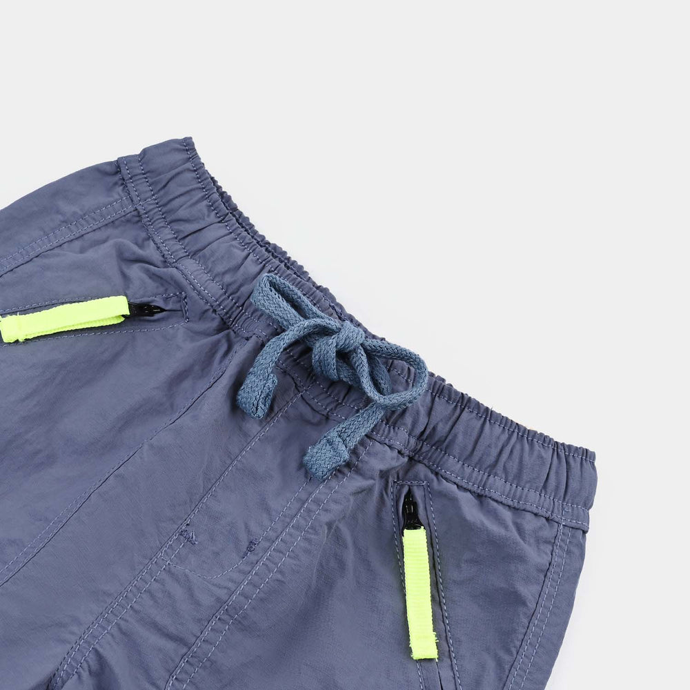 Boys Cotton Twill Short Staple-GREY