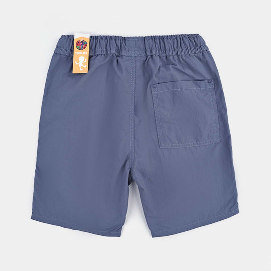 Boys Cotton Twill Short Staple-GREY