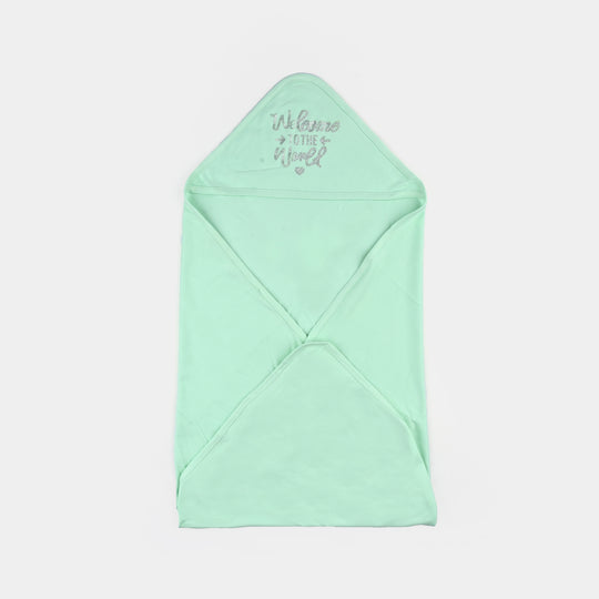 BABY WRAPPING SHEET | WELCOME TO THE WORLD-L.GREEN 1871