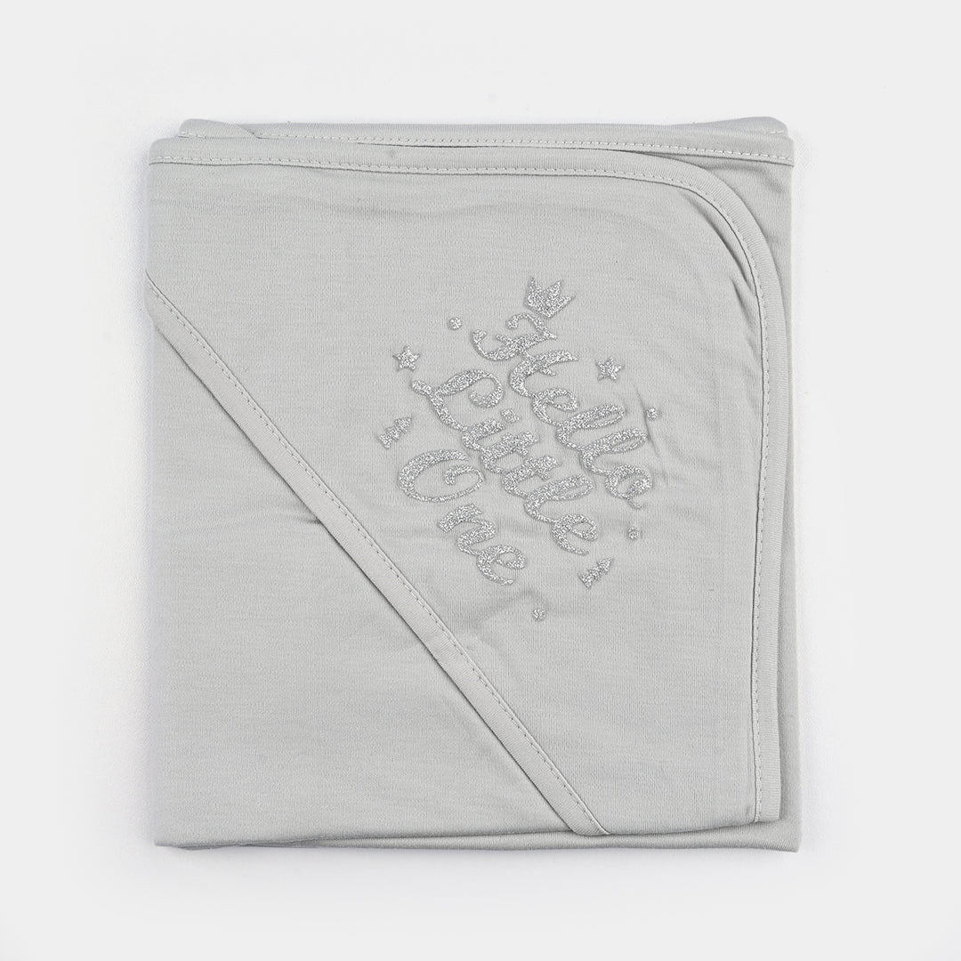 BABY WRAPPING SHEET | HELLO LITTLLE ONE-L.Grey 1872