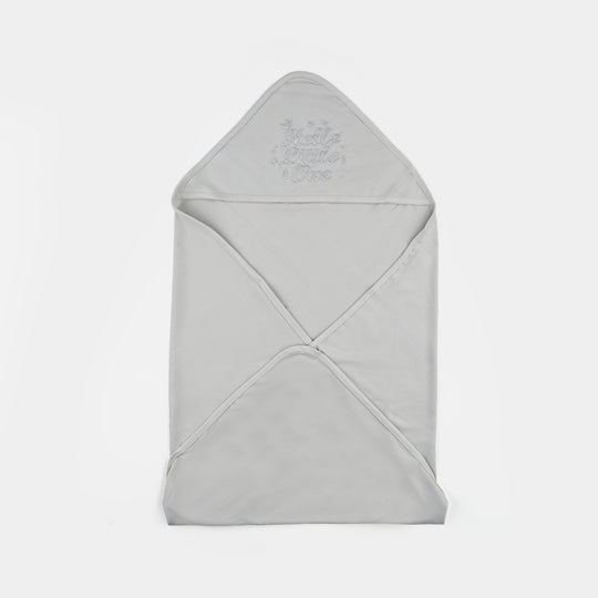 BABY WRAPPING SHEET | HELLO LITTLLE ONE-L.Grey 1872