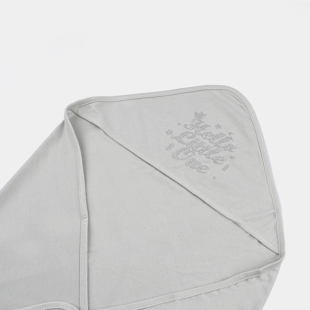 BABY WRAPPING SHEET | HELLO LITTLLE ONE-L.Grey 1872