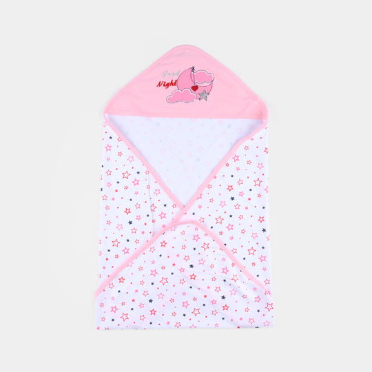 BABY WRAPPING SHEET | L.PINK STAR H053