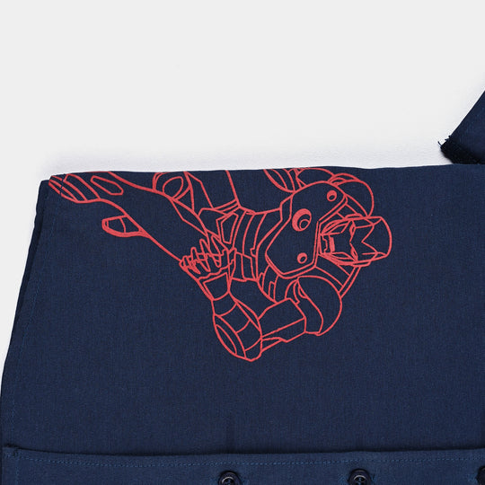 Boys Oxford Casual Shirt-NAVY