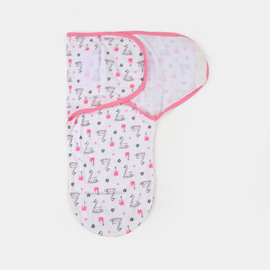 Baby Swaddle with Cap & Mittens Set
