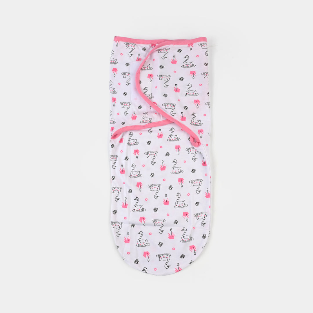 Baby Swaddle with Cap & Mittens Set