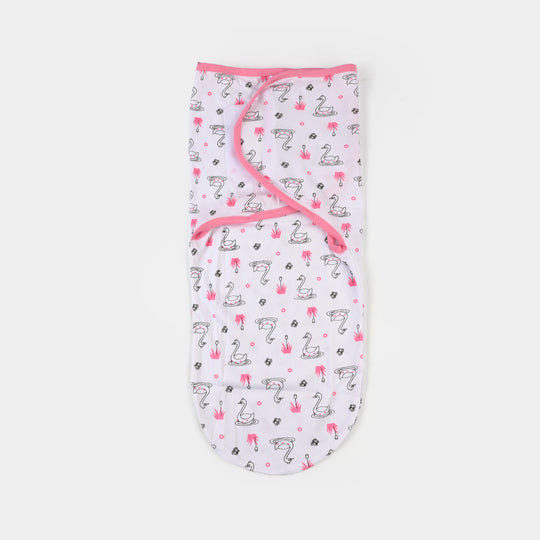 Baby Swaddle with Cap & Mittens Set