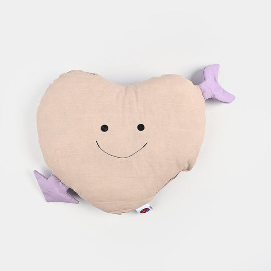Heart-Shaped Baby Pillow Soft & Supportive