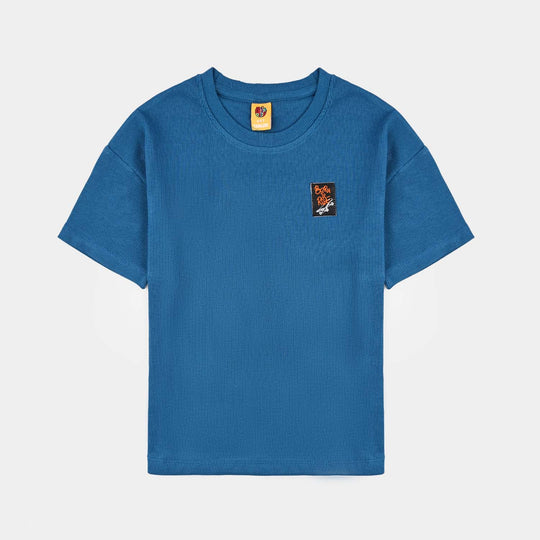 Boys Rib T-Shirt H/S BORN TO RIDE