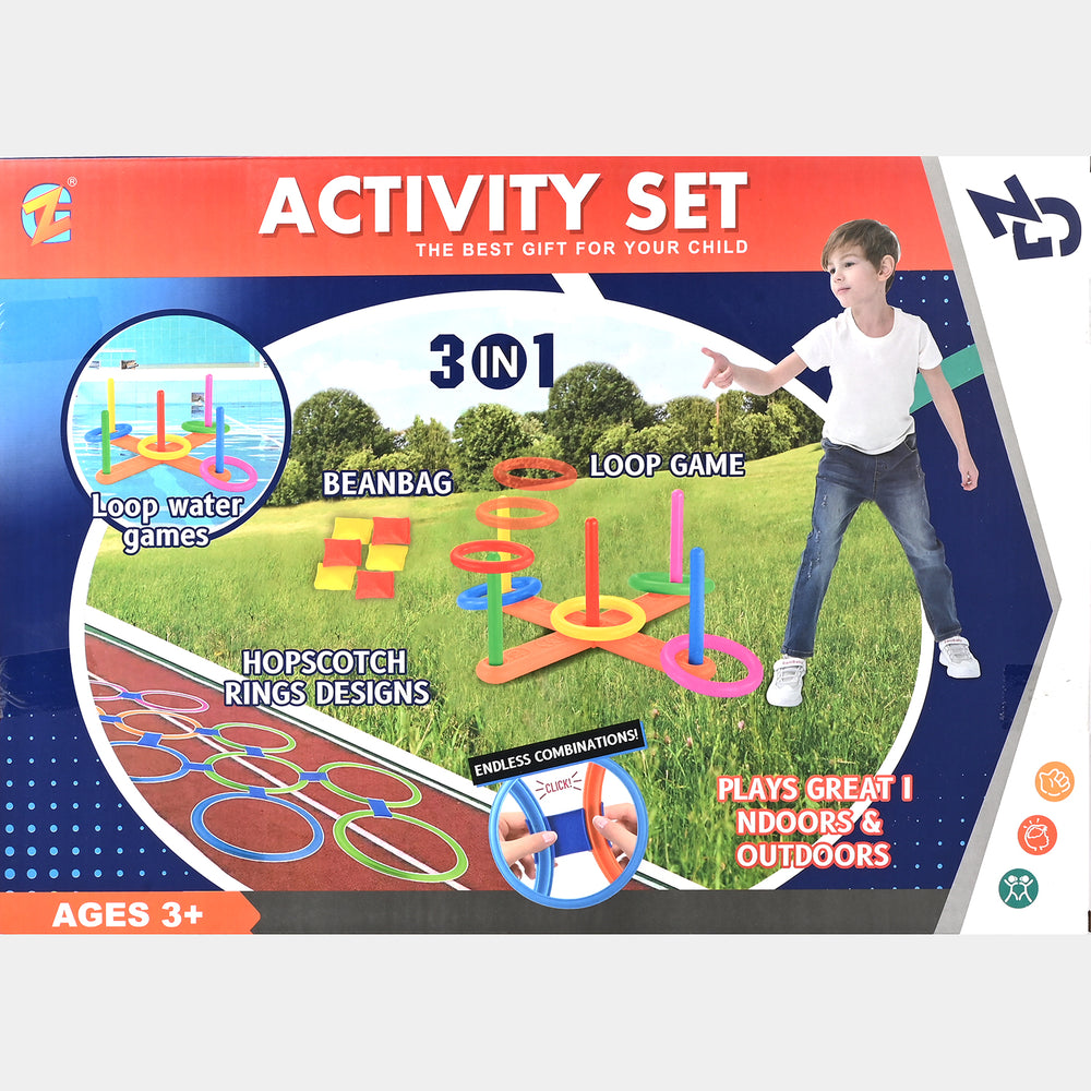 Ring Toss Toy game for Kids.