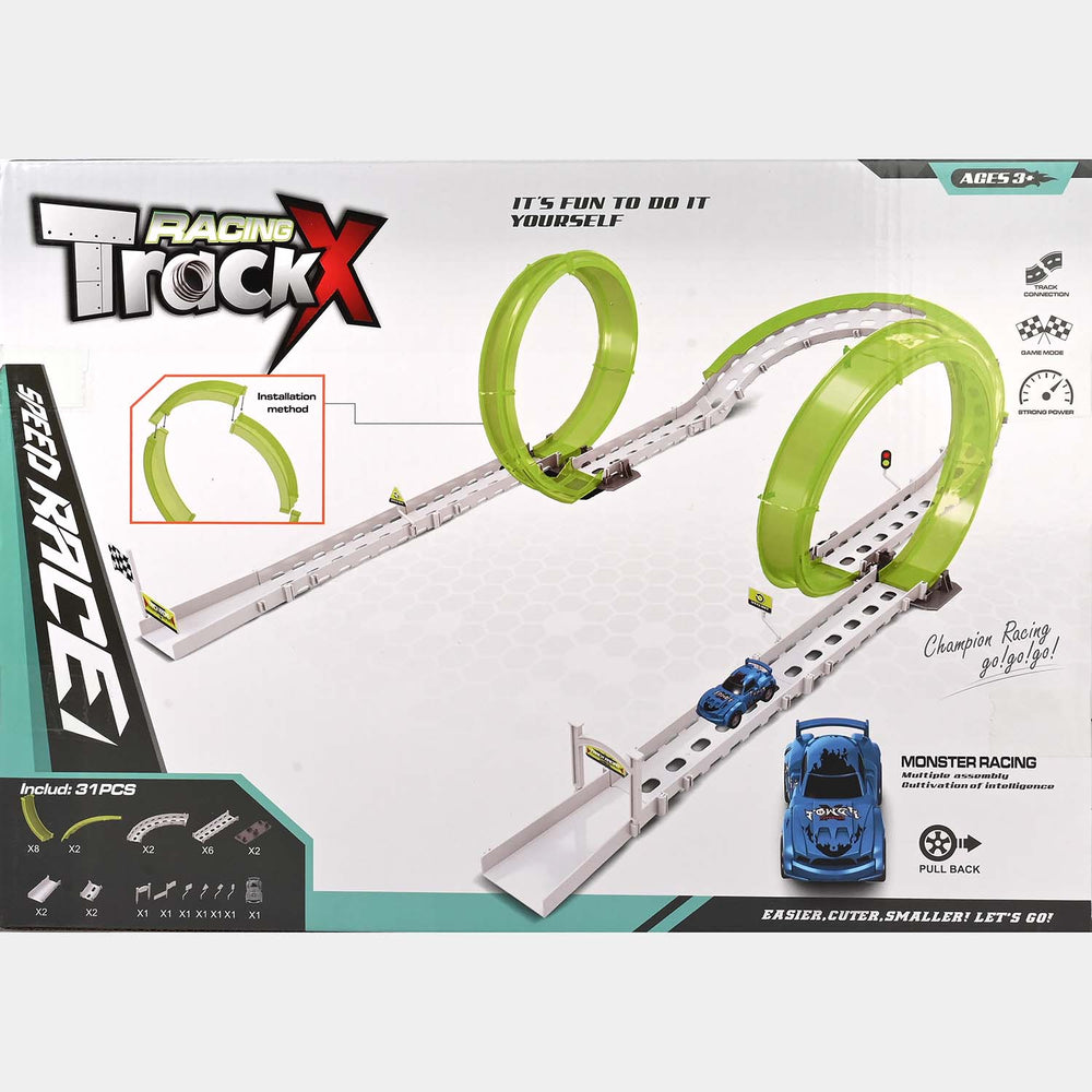 Racing Track with Car– Ready, Set, Race!