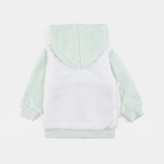 Infant Boys Faux fur Suit-GREEN