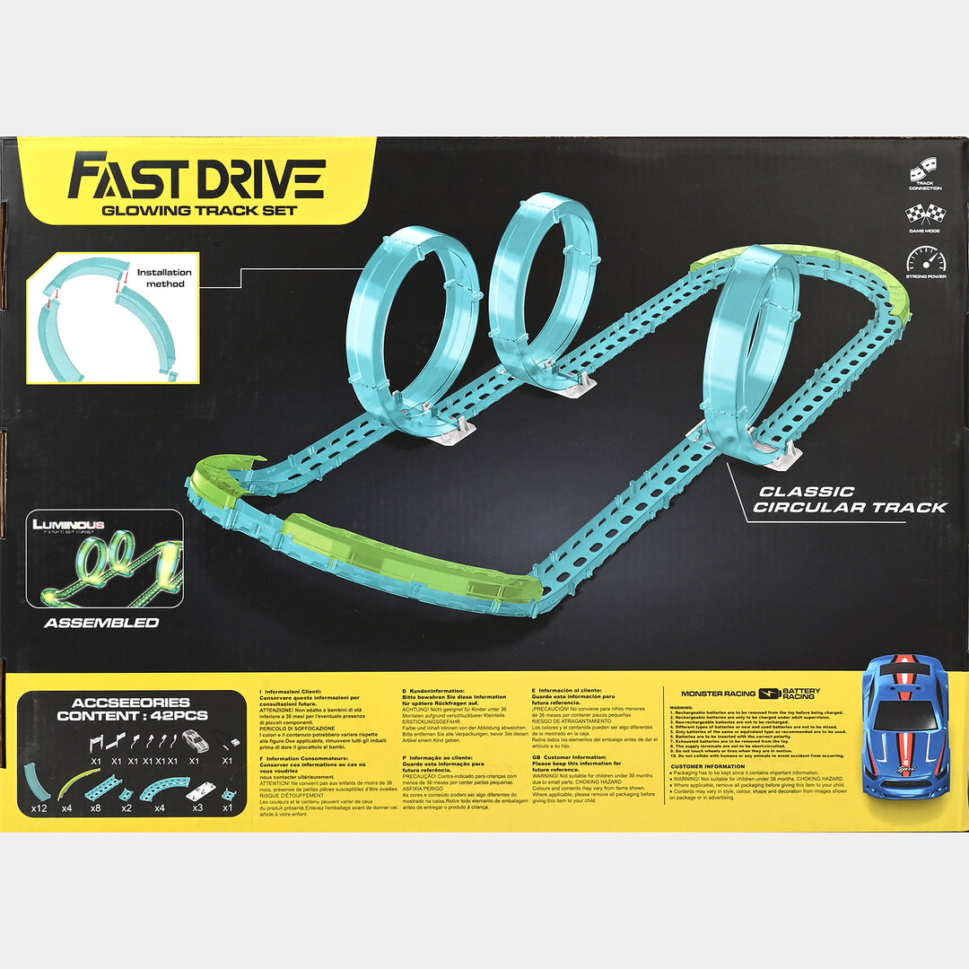 Fast Drive Glowing Track Set