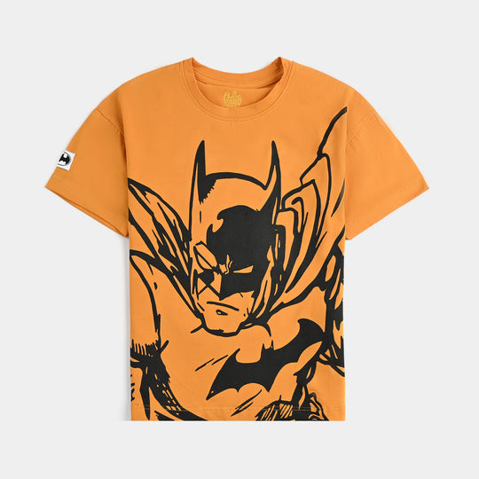 Boys Lycra Jersey T-Shirt H/S-GOLDEN